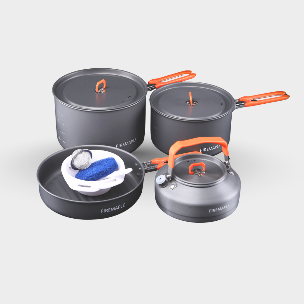 Feast 4 Aluminum Cookware - Cooma Outdoor Co#color_orange