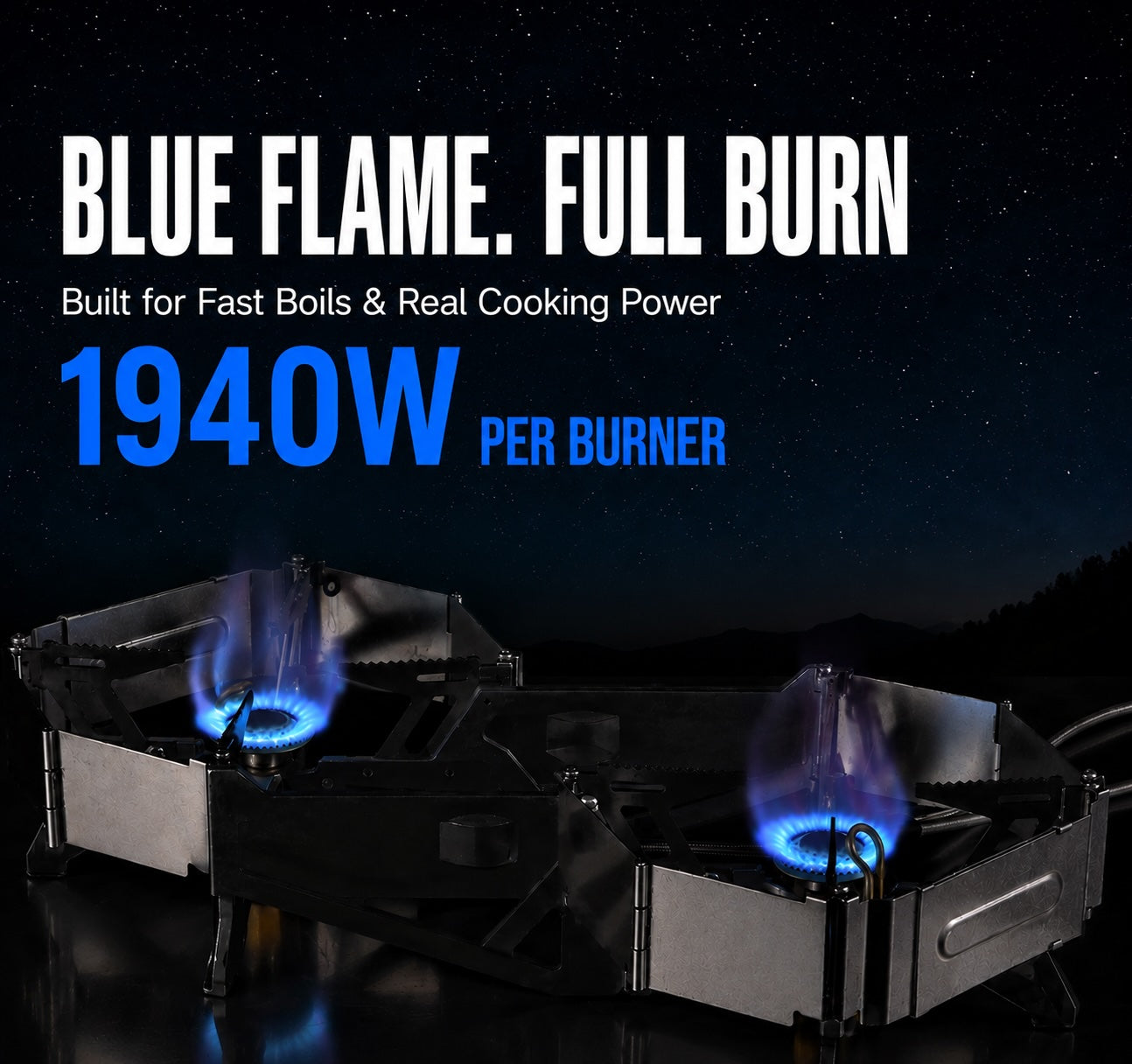 Cooma Blaze Dual Burner Stove