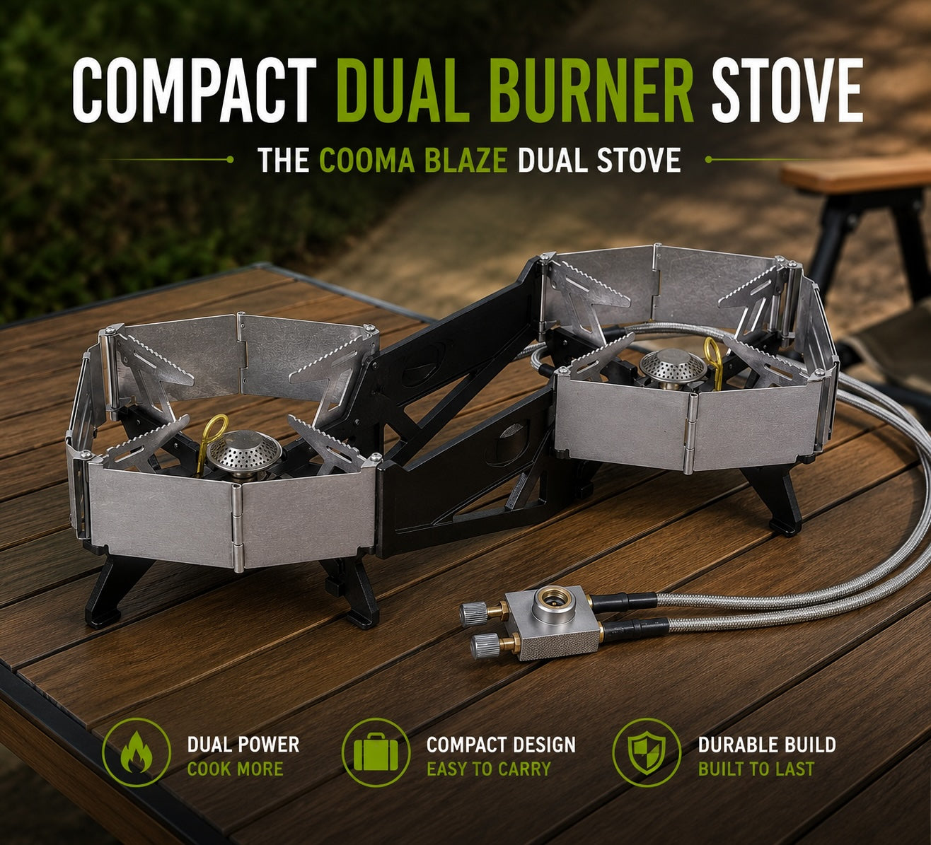 Cooma Blaze Dual Burner Stove