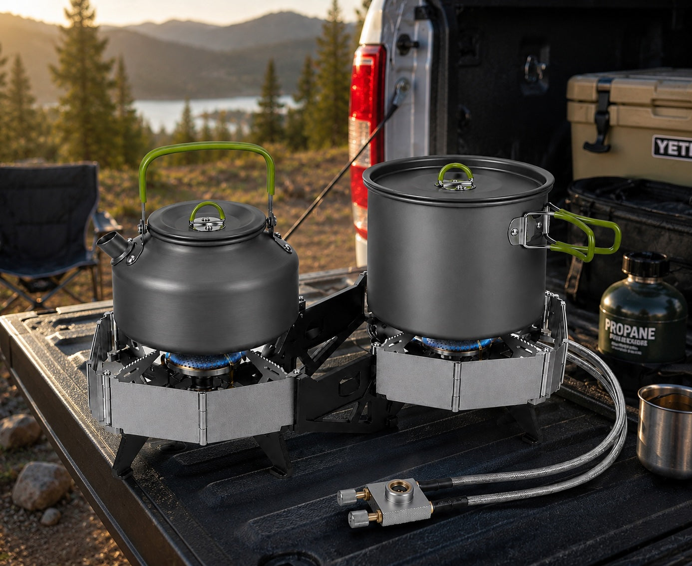 Cooma Blaze Dual Burner Stove
