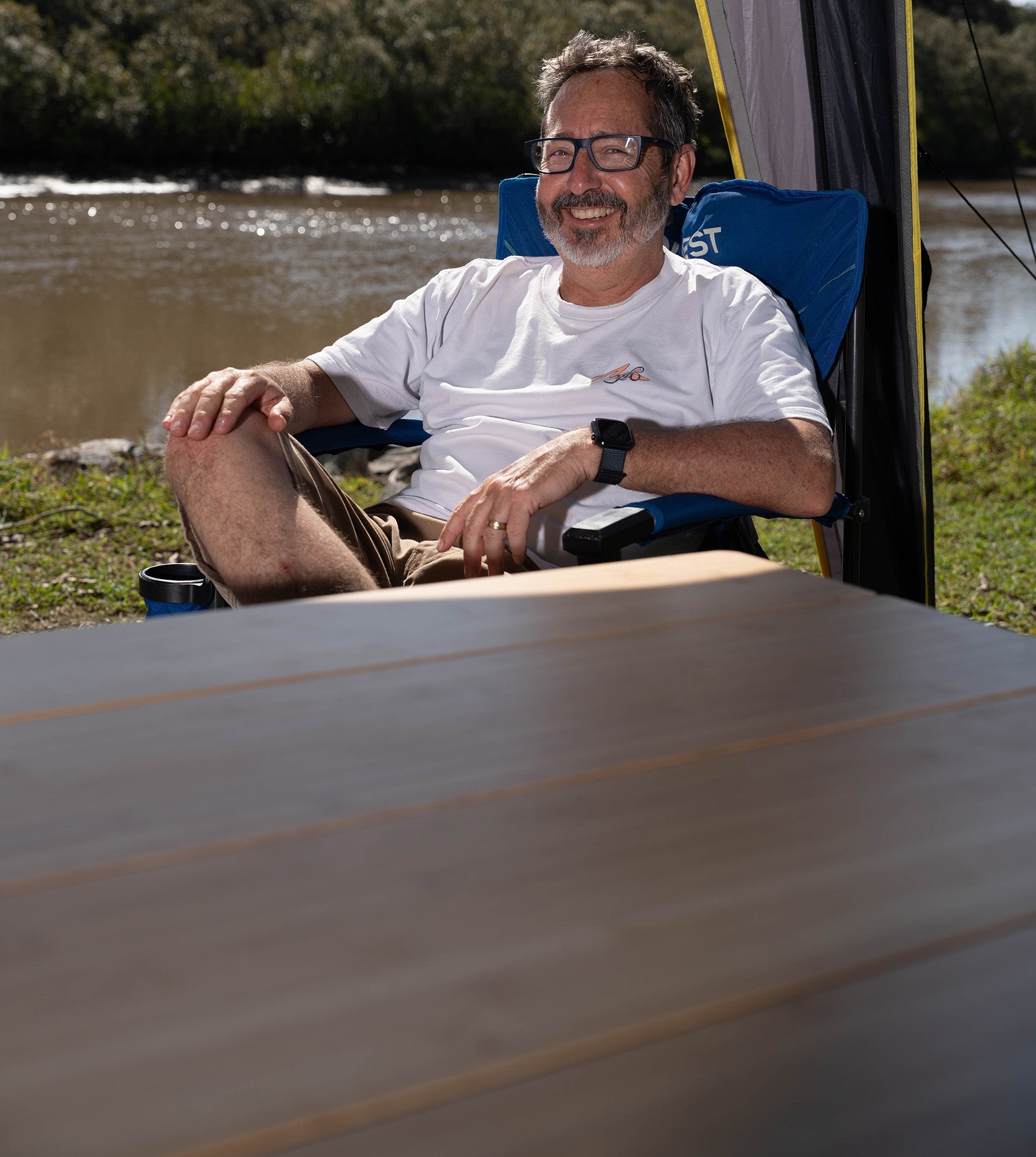 Bamboo Camp Table 90