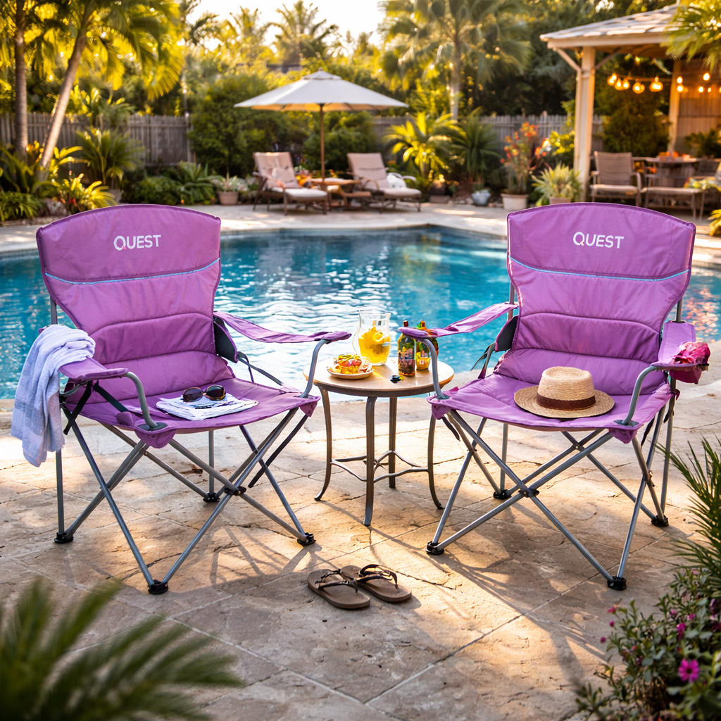 Wide Back XL Chair - Twin Pack - Purple