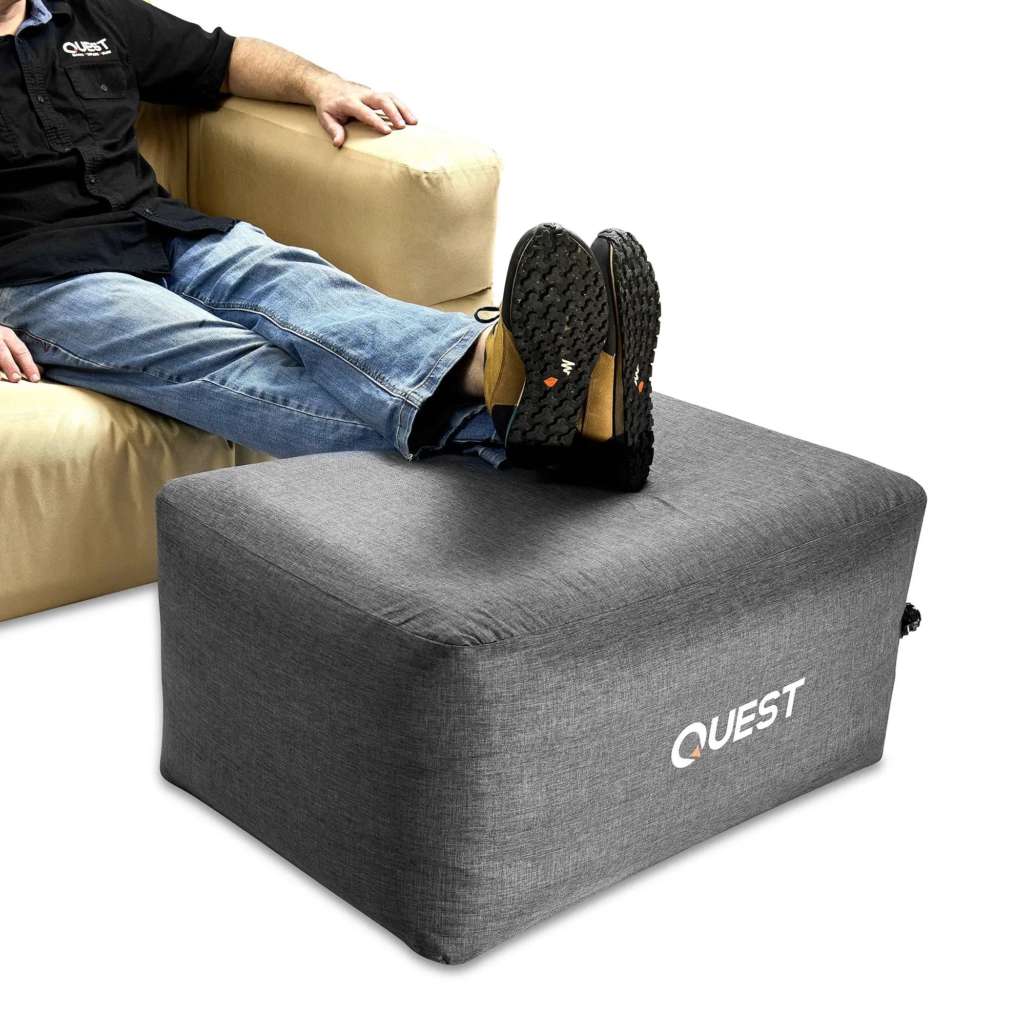 Air Sofa Foot Stool - Charcoal