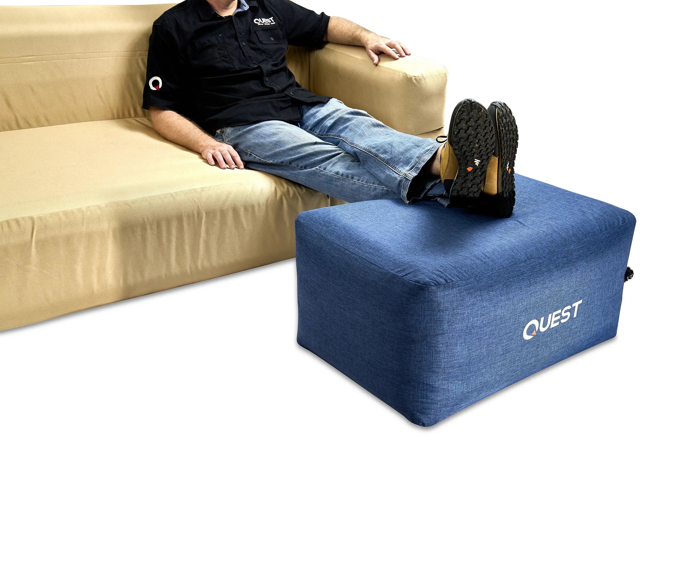 Air Sofa Foot Stool - Navy