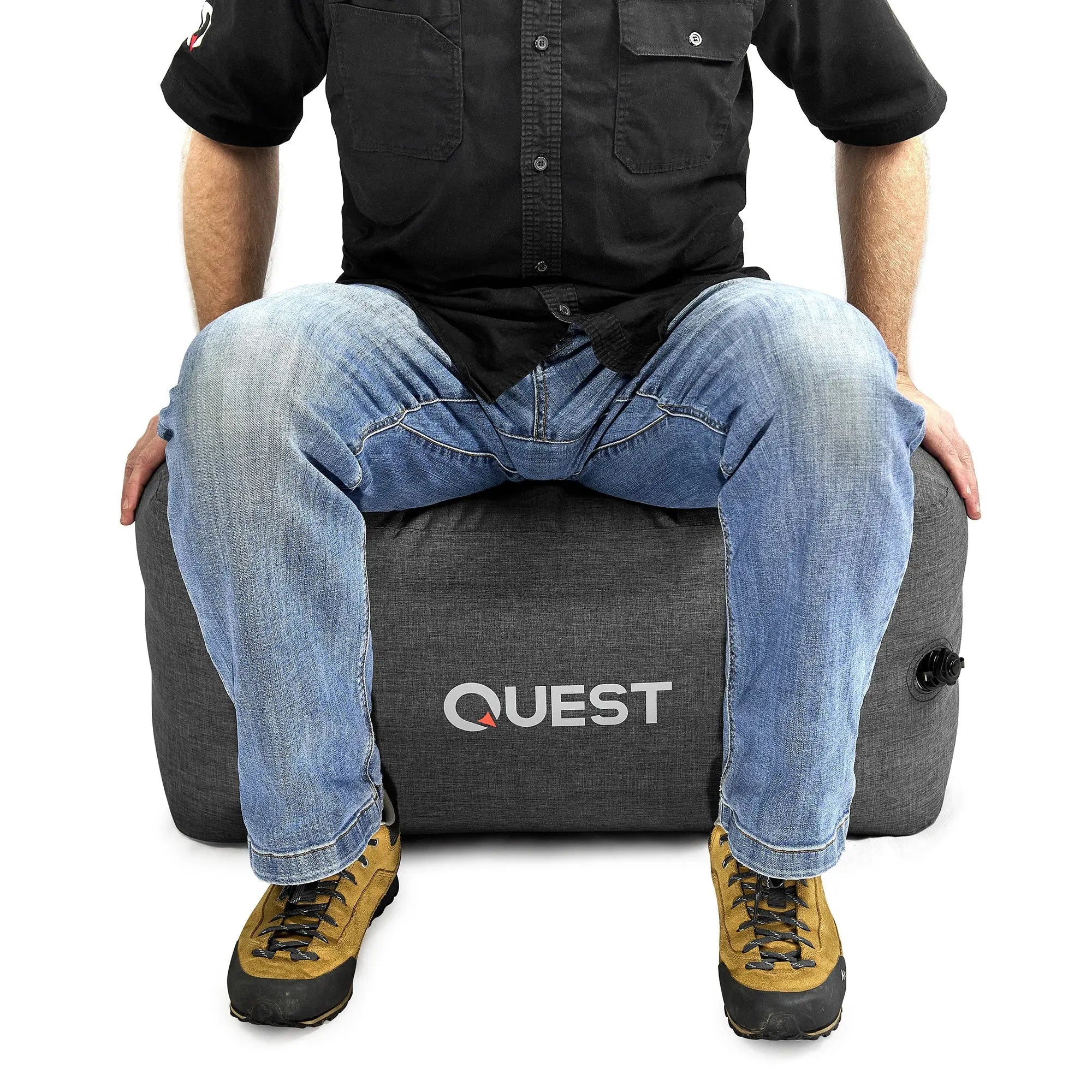Air Sofa Foot Stool - Charcoal