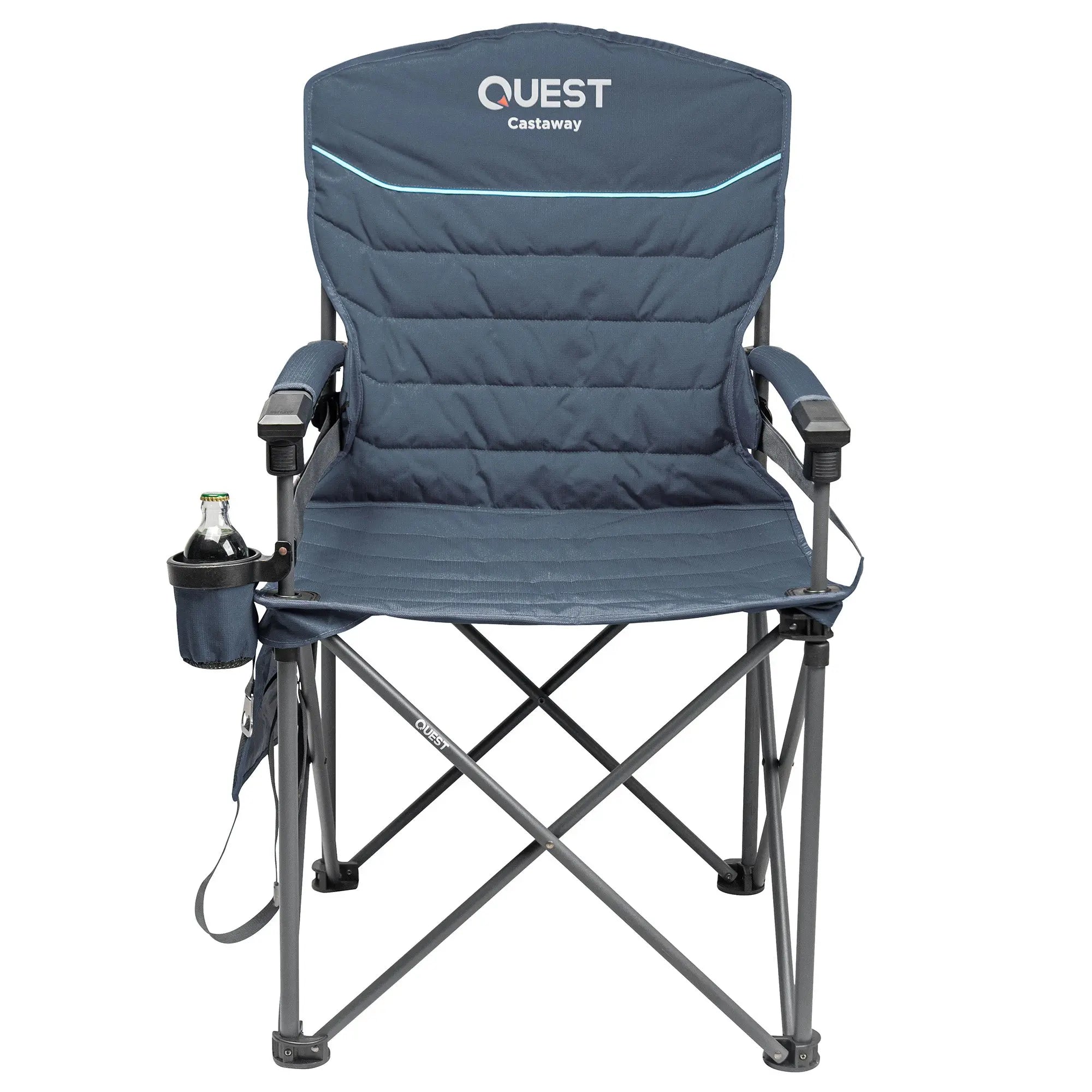 Castaway Hard Arm Camp Chair - Midnight Navy
