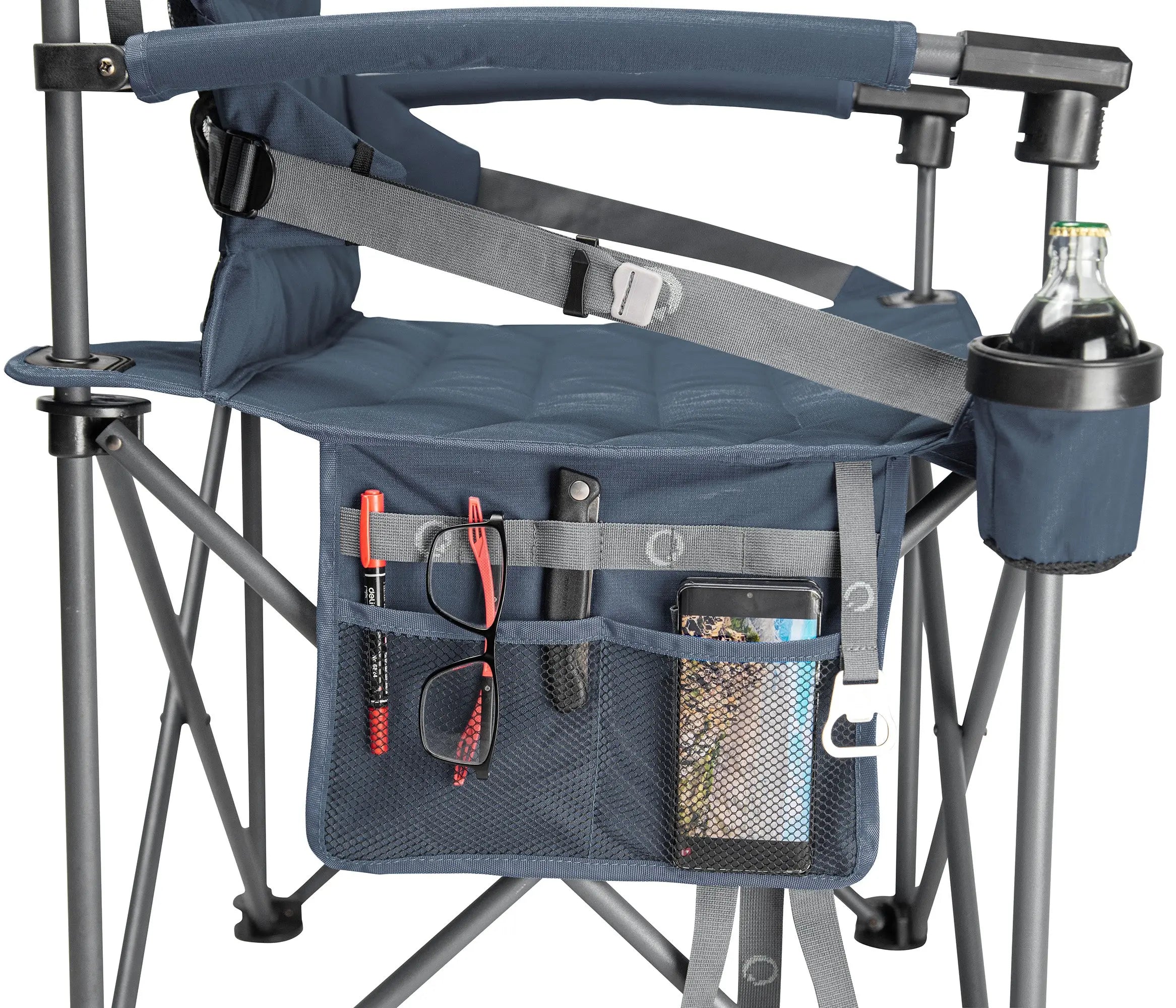 Castaway Hard Arm Camp Chair - Midnight Navy