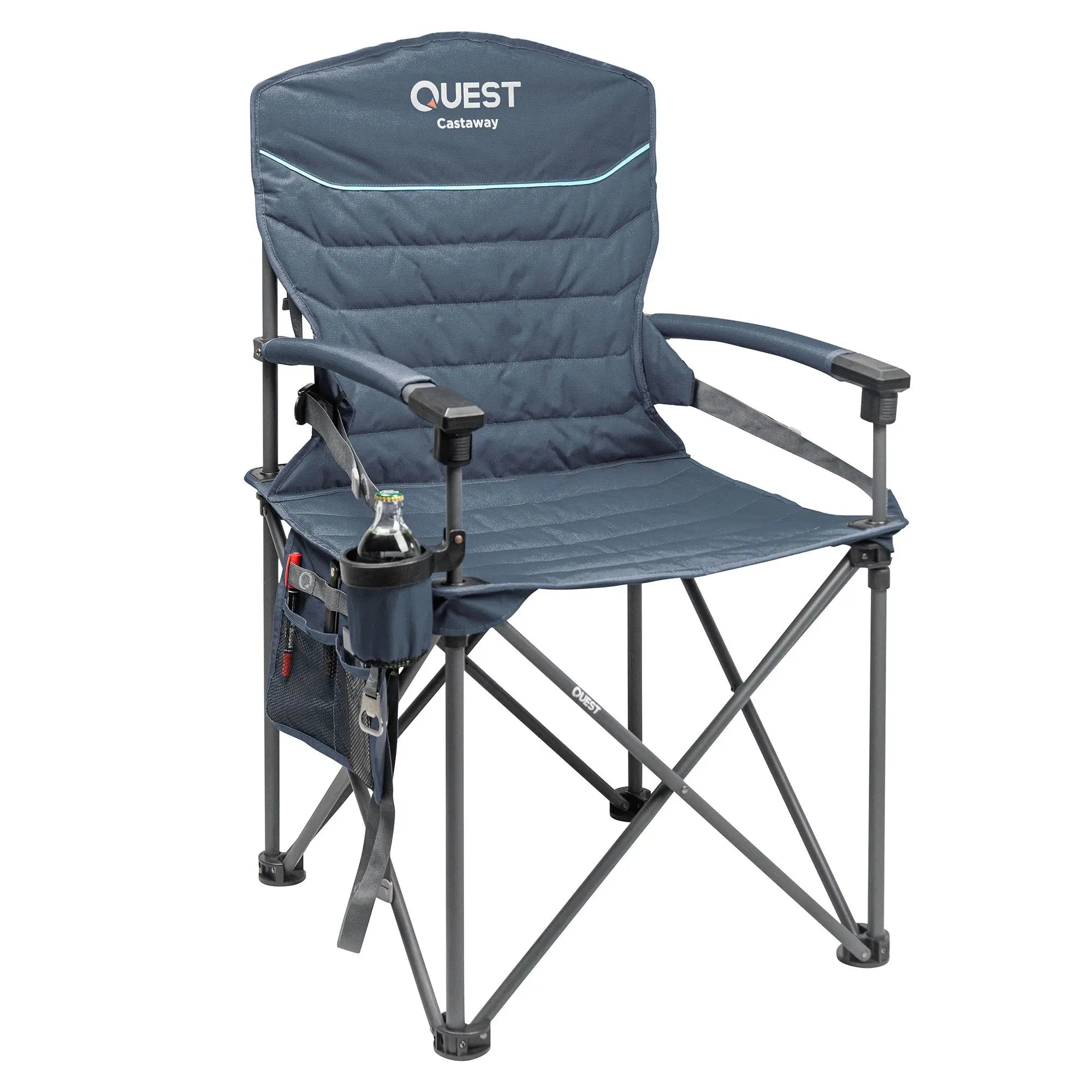 Castaway Hard Arm Camp Chair - Midnight Navy
