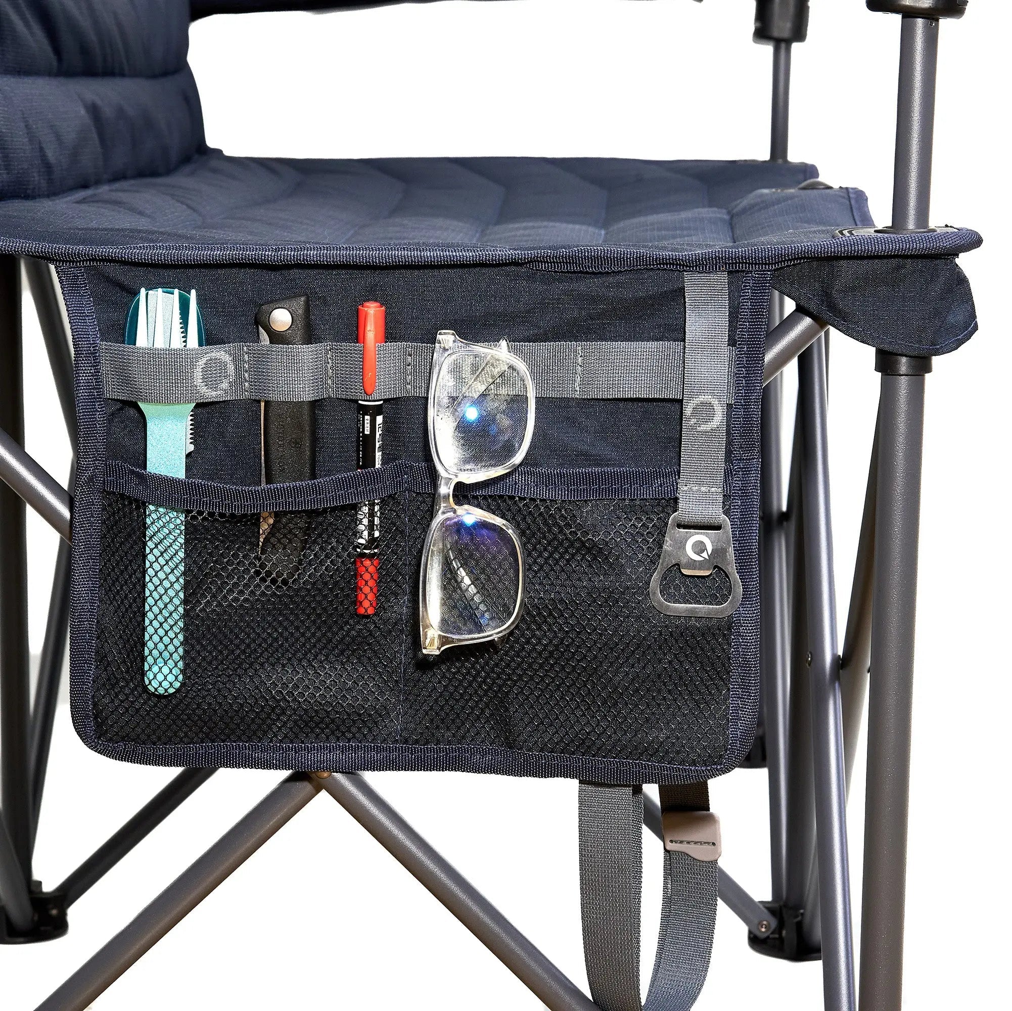 Castaway Hard Arm Camp Chair - Midnight Navy