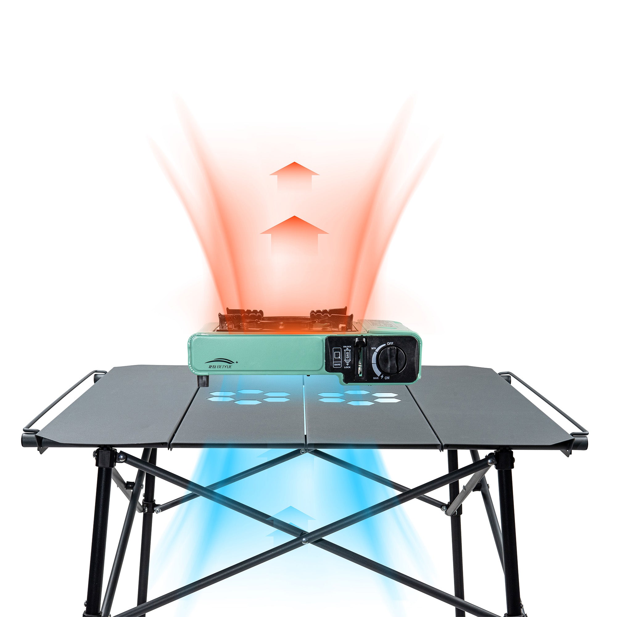 Vapour 70 Square Slat Table