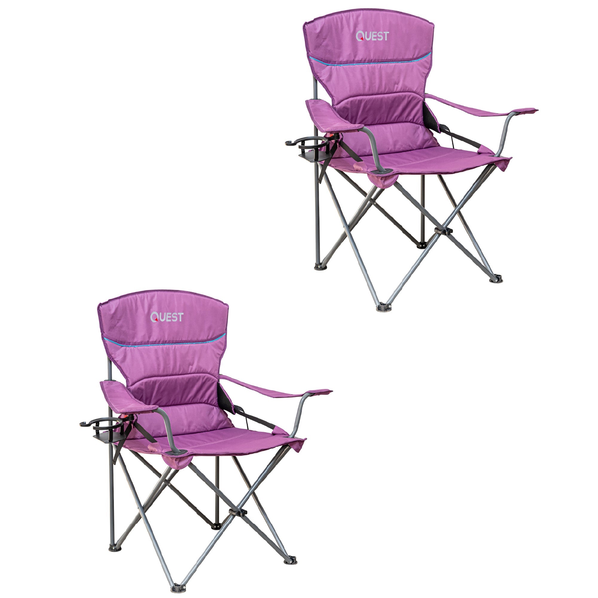 Wide Back XL Chair - Twin Pack - Purple
