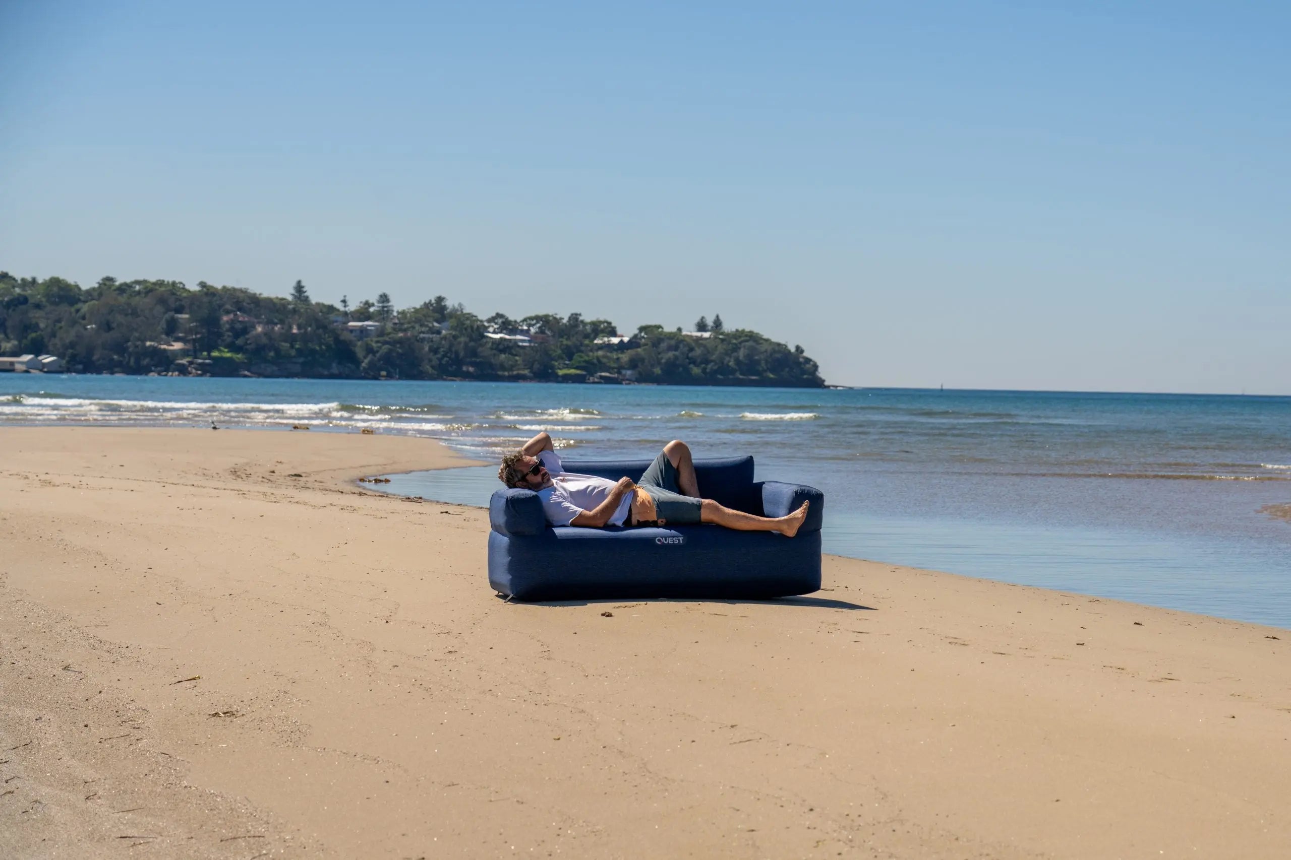 Air Sofa 3 Seater - Navy