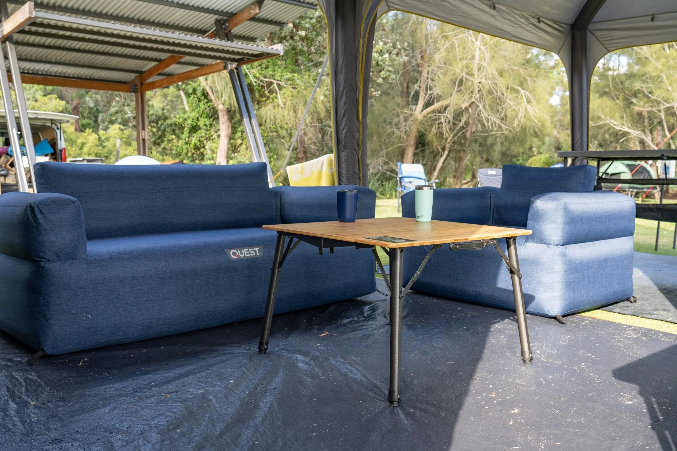 Air Sofa 3 Seater - Navy