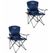 Wide Back XL Chair - Twin Pack - Midnight Navy