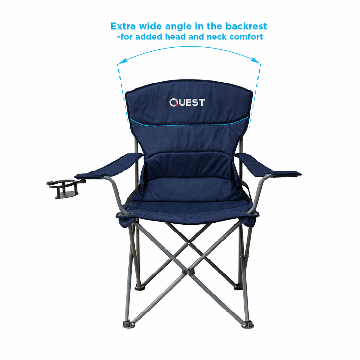 Wide Back XL Chair - Twin Pack - Midnight Navy