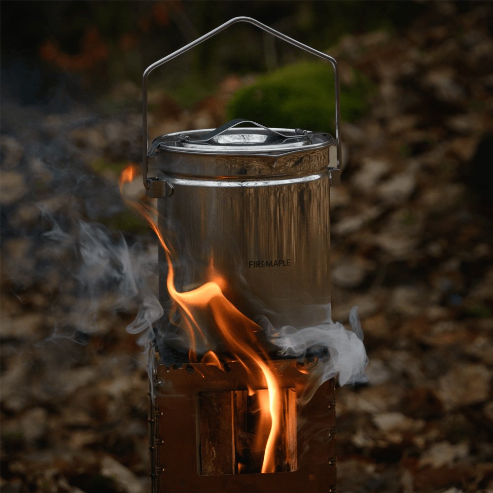 Antarcti Stainless Steel Billy Pot | 1.2L