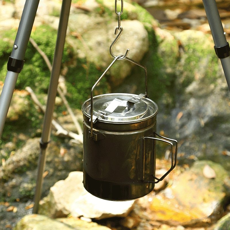 Antarcti Stainless Steel Billy Pot | 1.2L