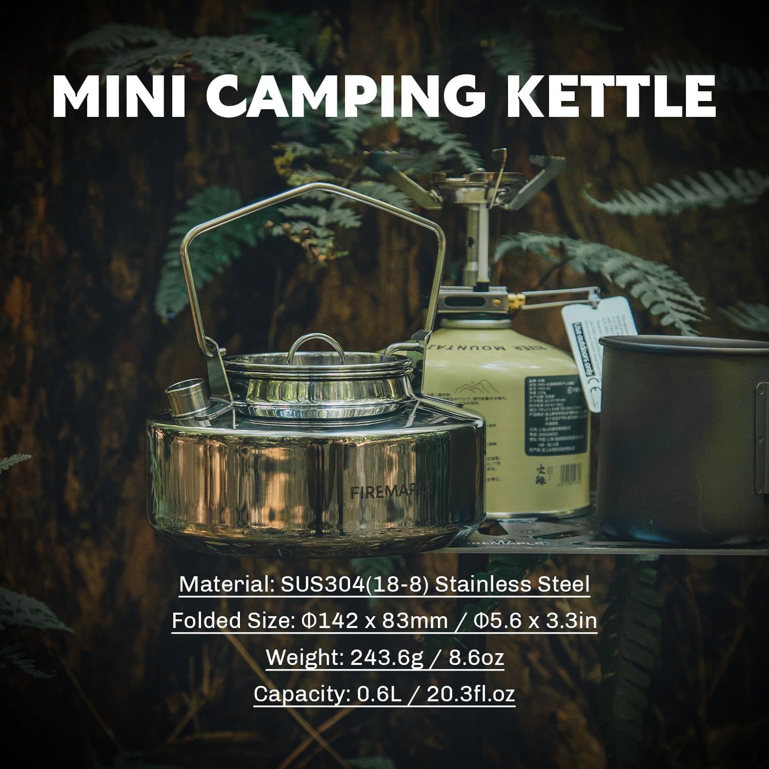Antarcti Stainless Steel Kettle | 0.6L