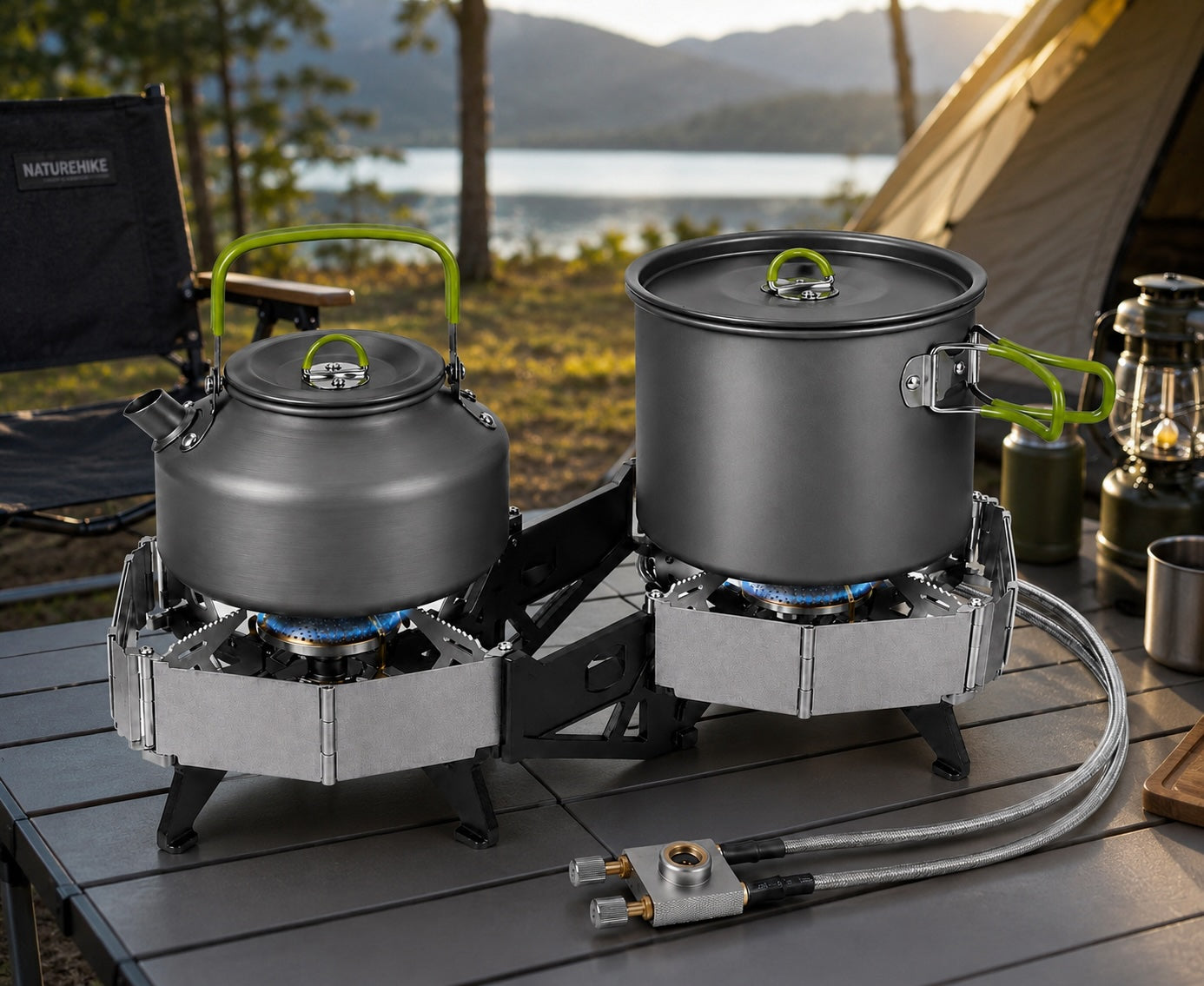 Cooma Blaze Dual Burner Stove