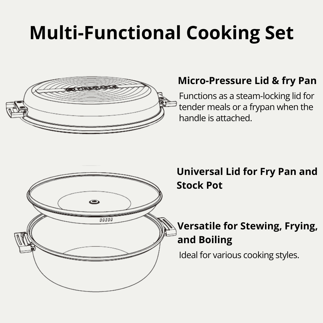 Banquet Duo – Cast Aluminum Camp Oven