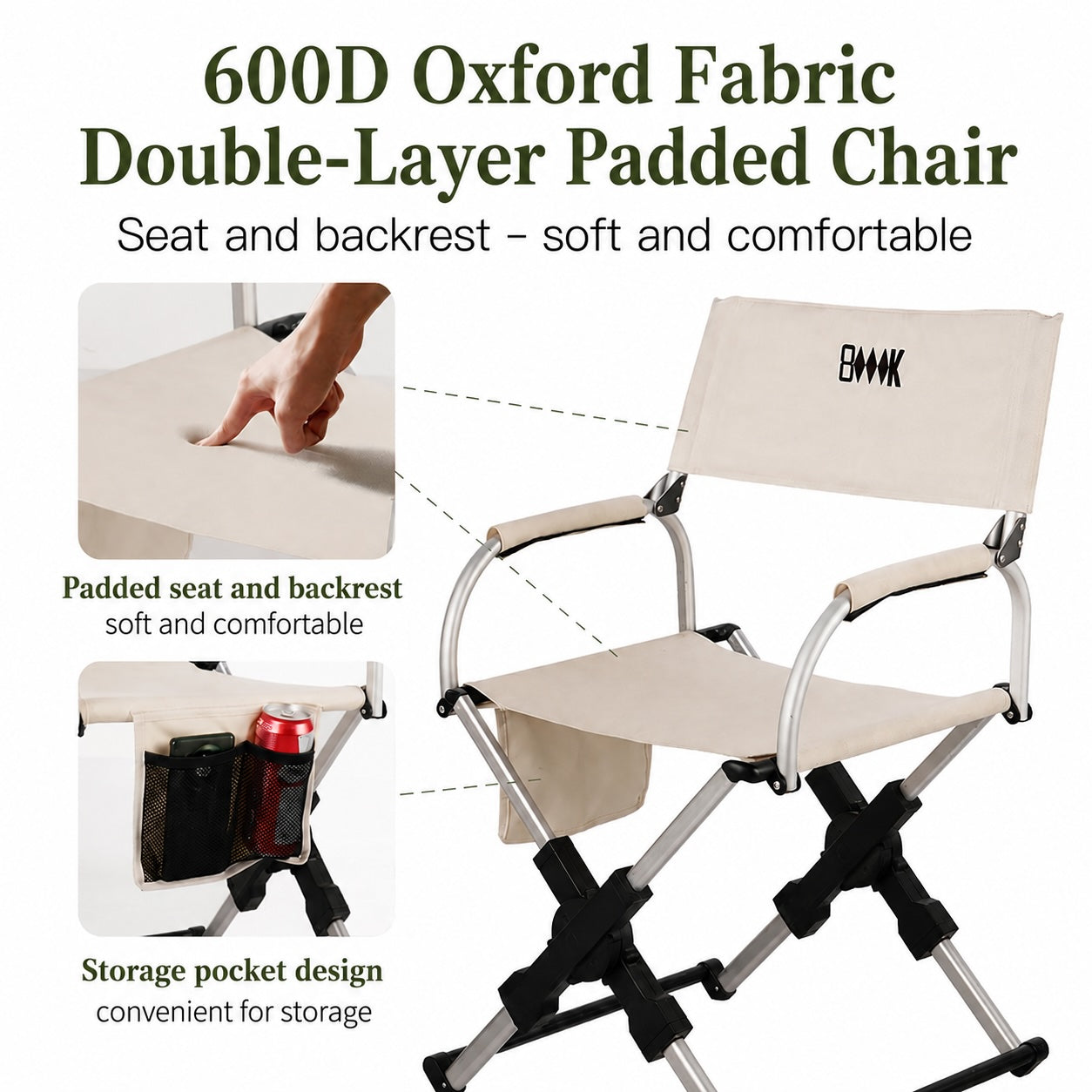 Cooma 8000k Folding Director’s Chair
