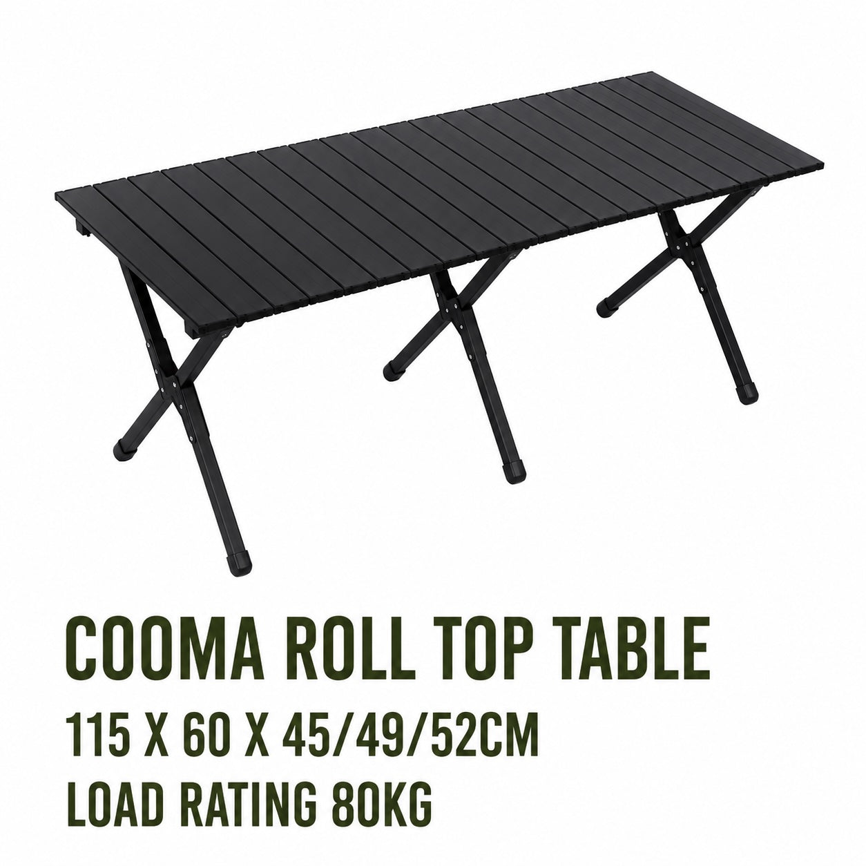 Cooma Roll Top Camping Table – Medium / Large