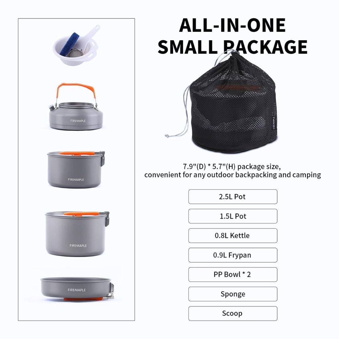 Feast 4 Aluminum Family Camping Cookware