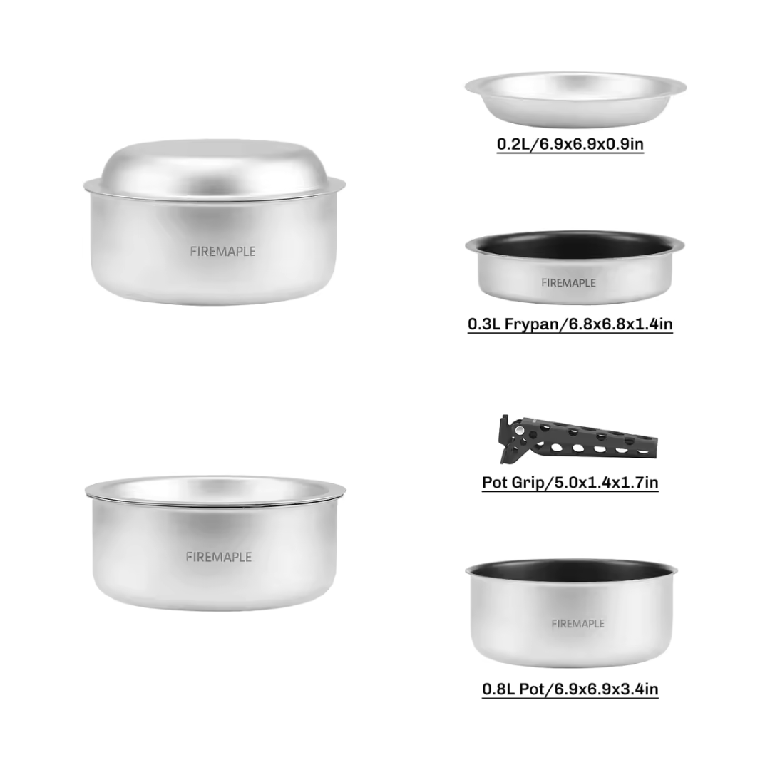 Frost Ultralight Aluminium Cook Kit