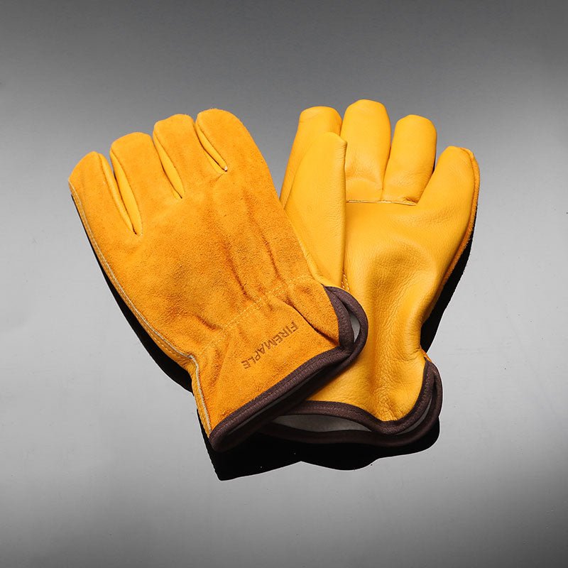 Gingko Cowhide leather Work Gloves - Cooma Outdoor Co
