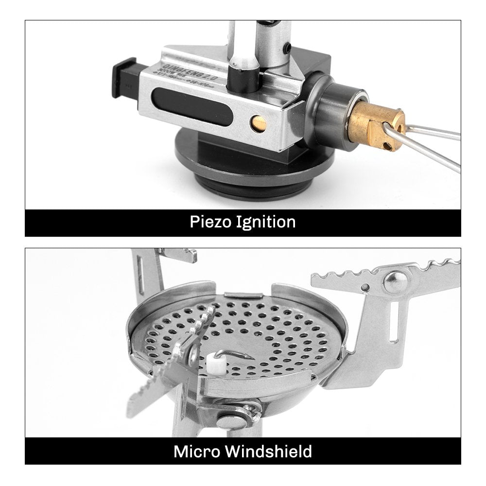 GreenPeak II Gas Stove | Pressure-regulator