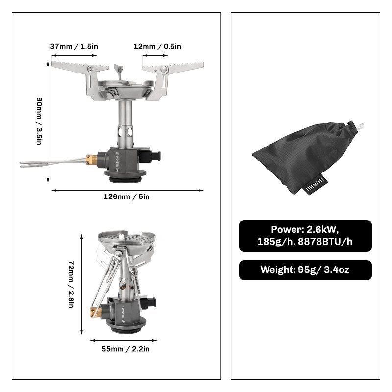 GreenPeak II Gas Stove | Pressure-regulator