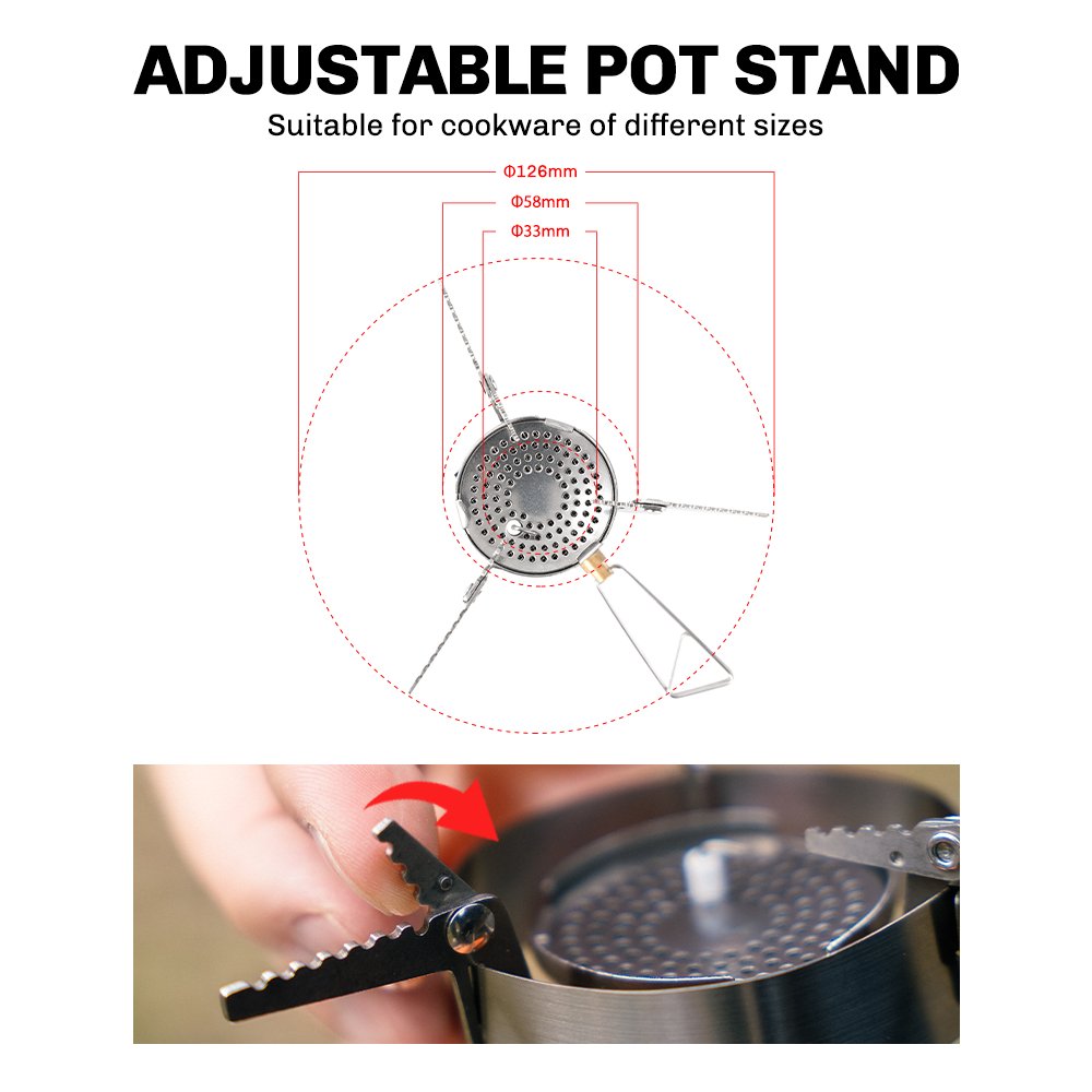 GreenPeak II Gas Stove | Pressure-regulator