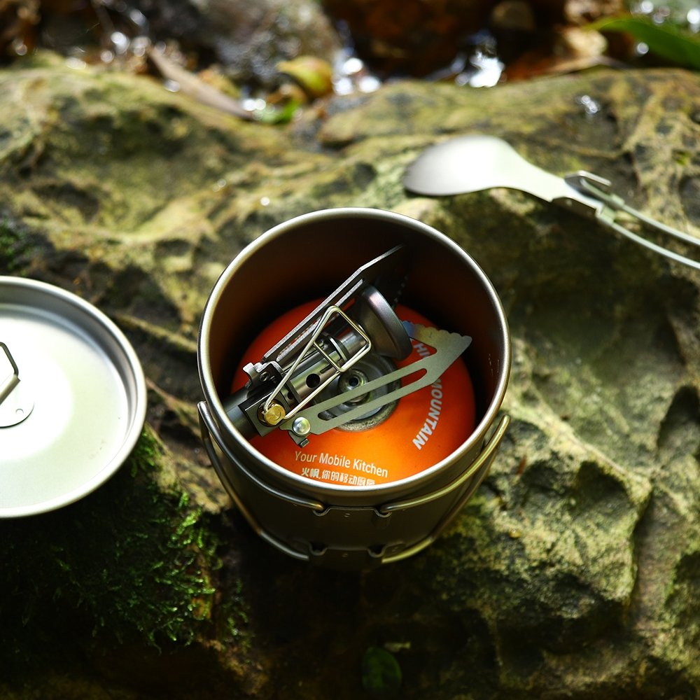 Hornet II Titanium Gas Stove | 1.7oz | 2500W