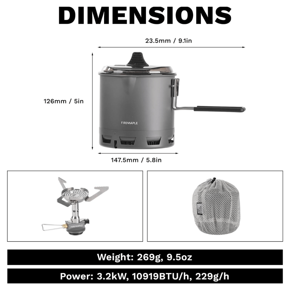 Petrel G2 Ultralight Cooking Set 750ml