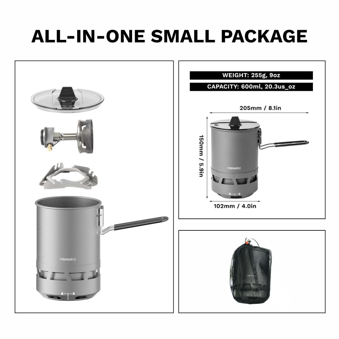 Petrel Quickboil Pro System - 600ml