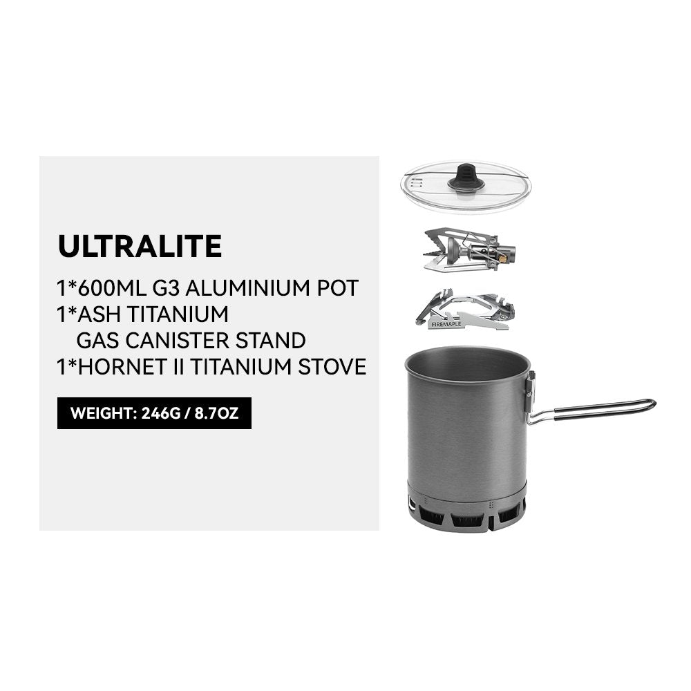 Petrel Ultralight  G3 HX Pot | 600ML