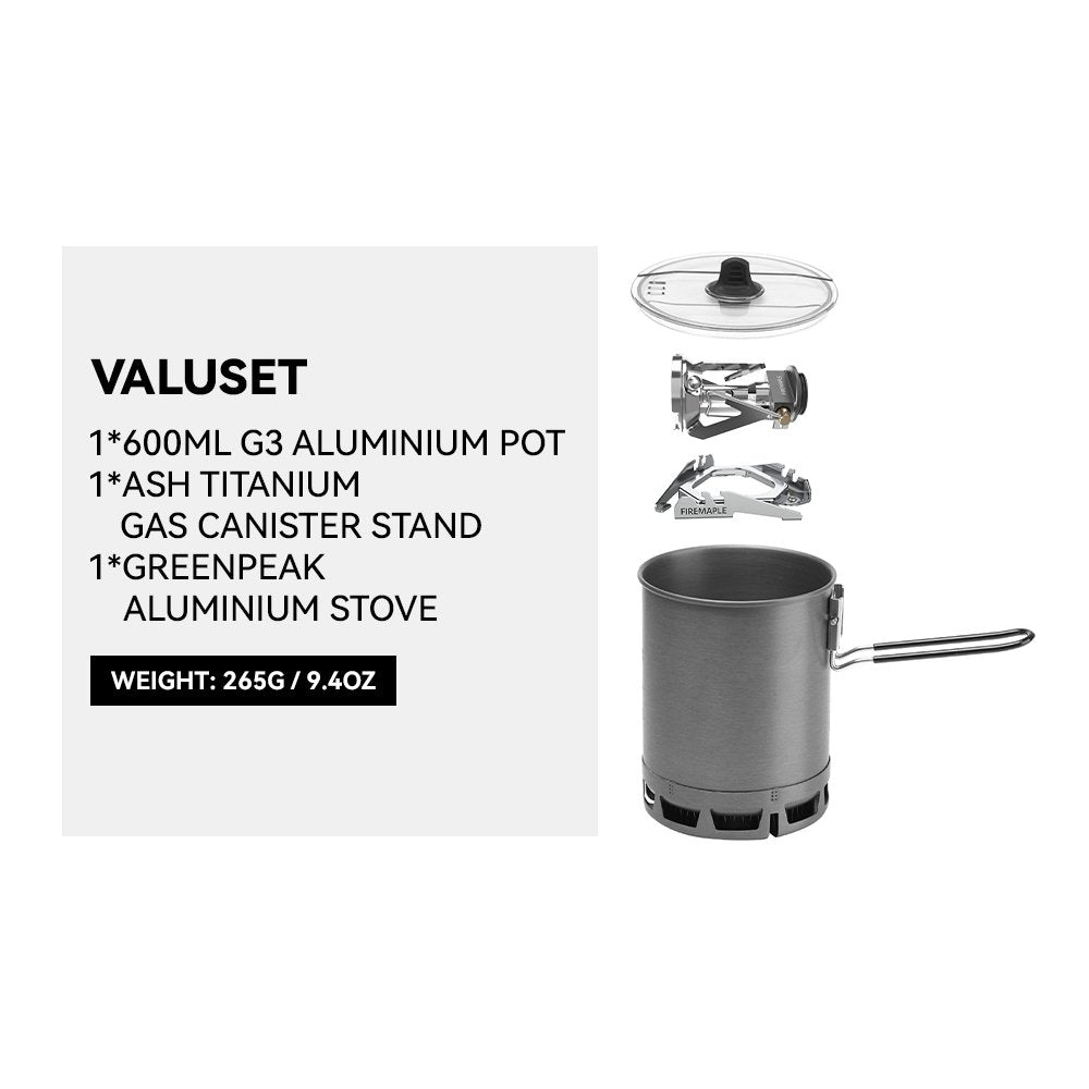 Petrel G3 600ml Stove Kit - Greenpeak Edition