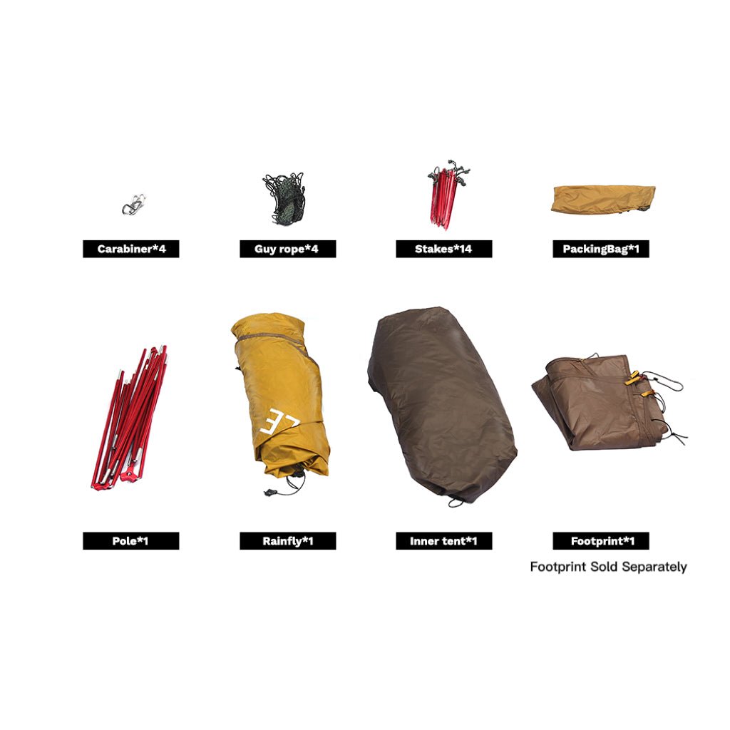 Tropics 2 - Person Backpacking Tent - Cooma Outdoor Co
